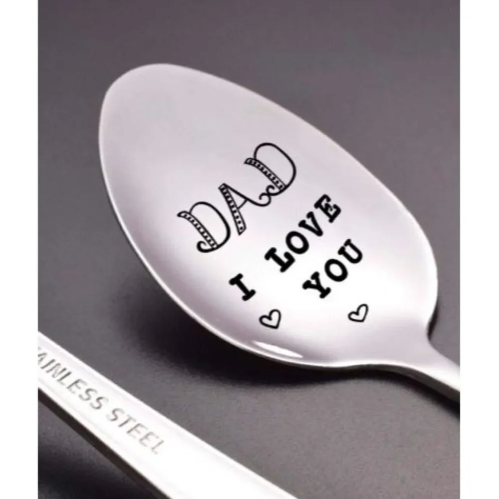 Dad I Love You Stainless Steel Gift Spoon
